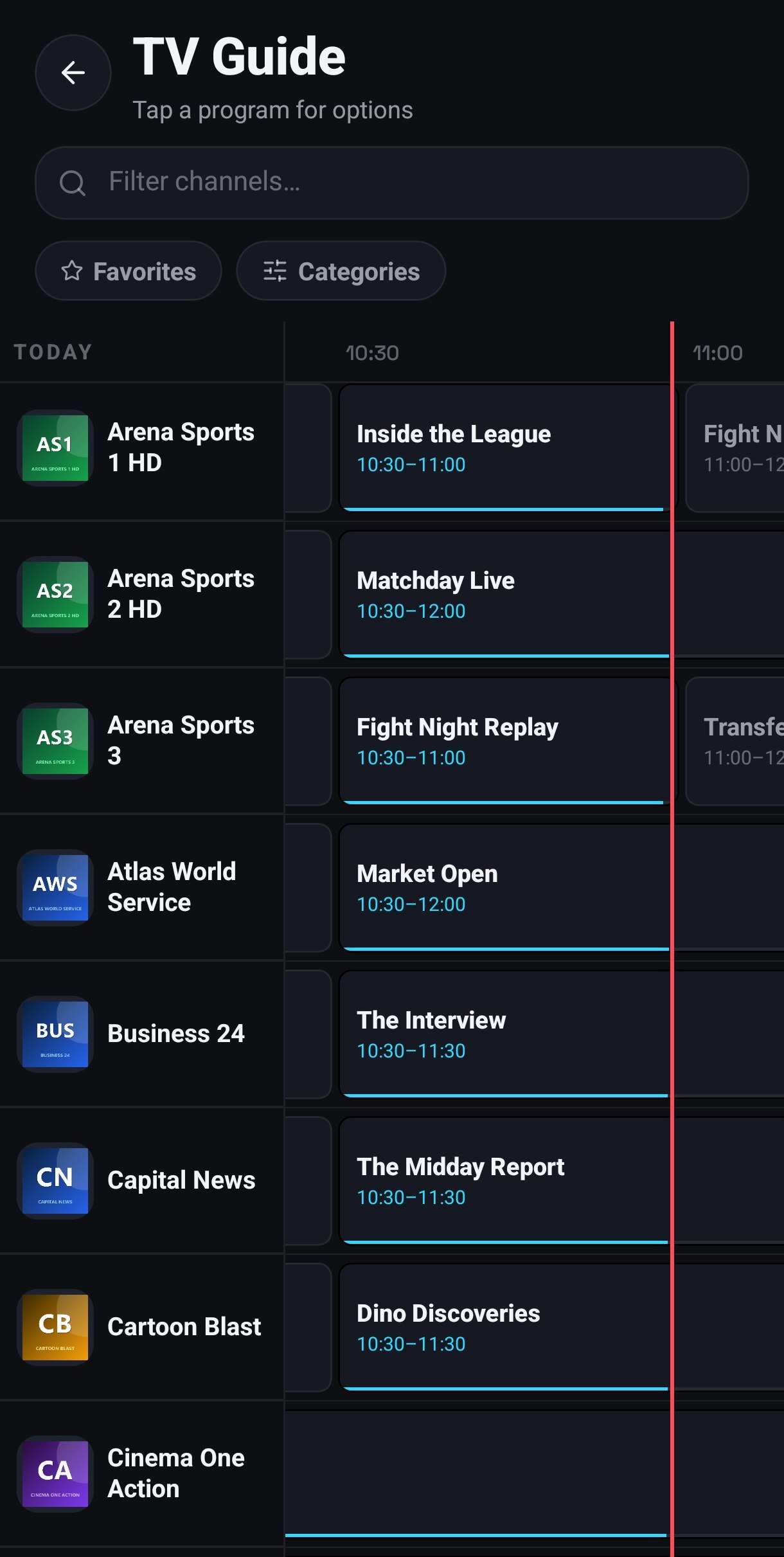 Channel & guide